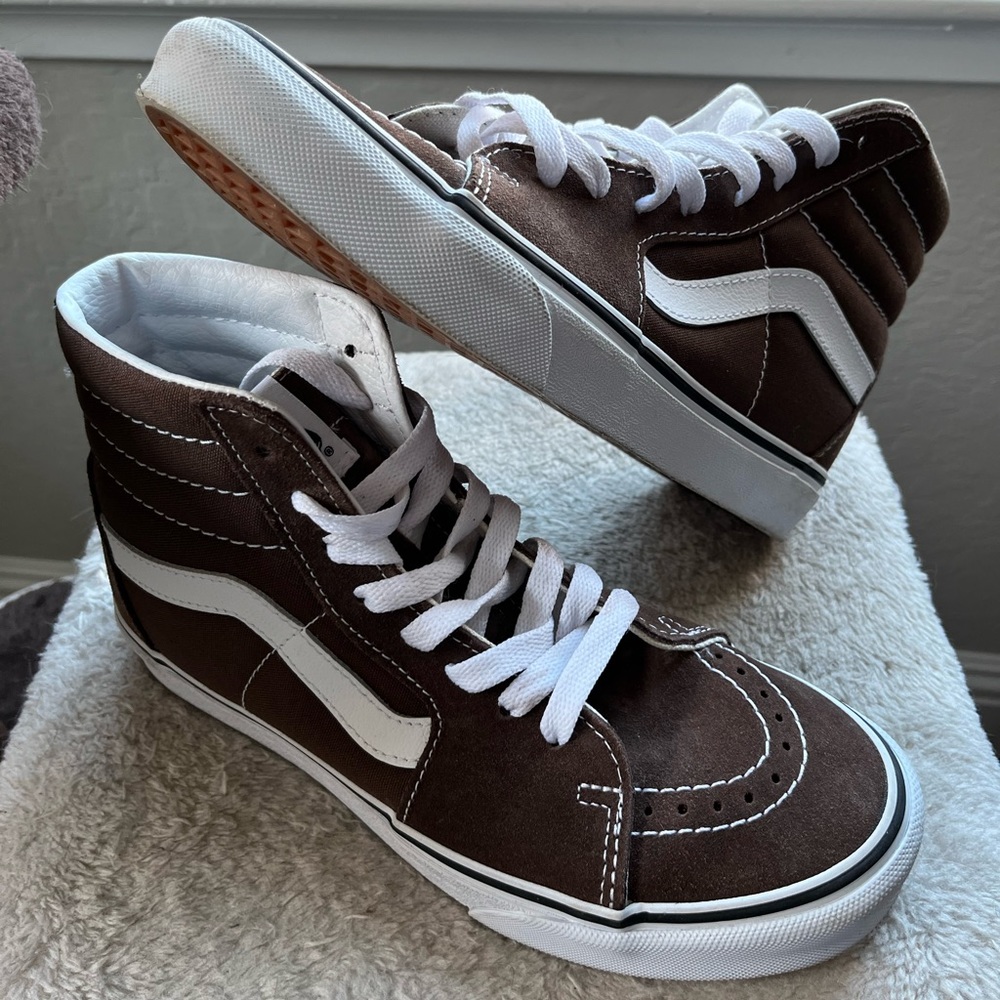 Chocolate Brown Vans Old School High Tops 🤎🛹
